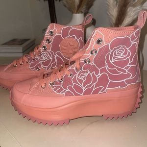 Converse Run Star Hike Natasha Cloud Floral Pink Quartz Women's